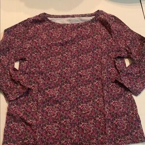 Talbots Floral Pink Women's Top